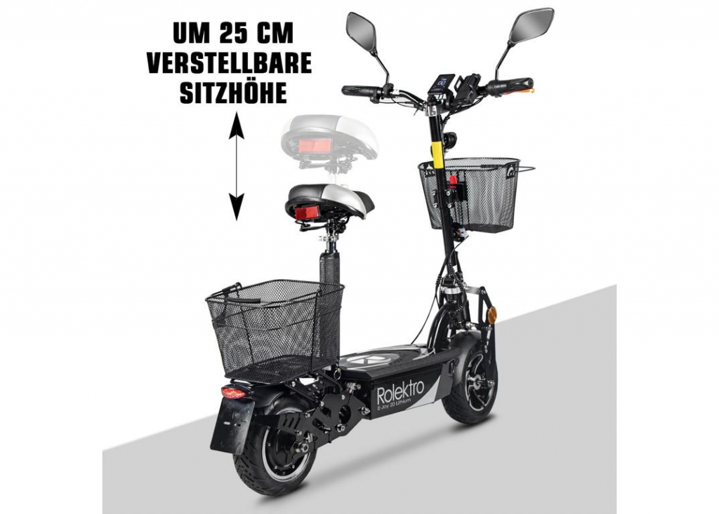 Rolektro E-Joy 20 Lithium, Schwarz, 500 Watt – Bild 8