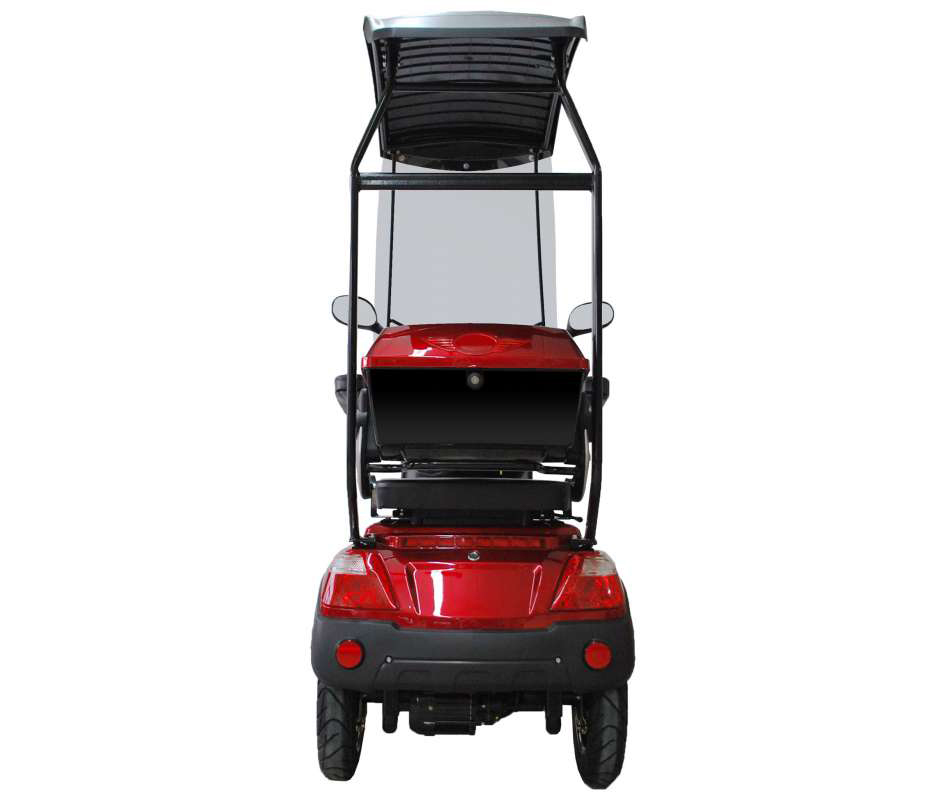 ECO ENGEL 510 Rot, 25 km/h mit Dach Seniorenmobil – Bild 3