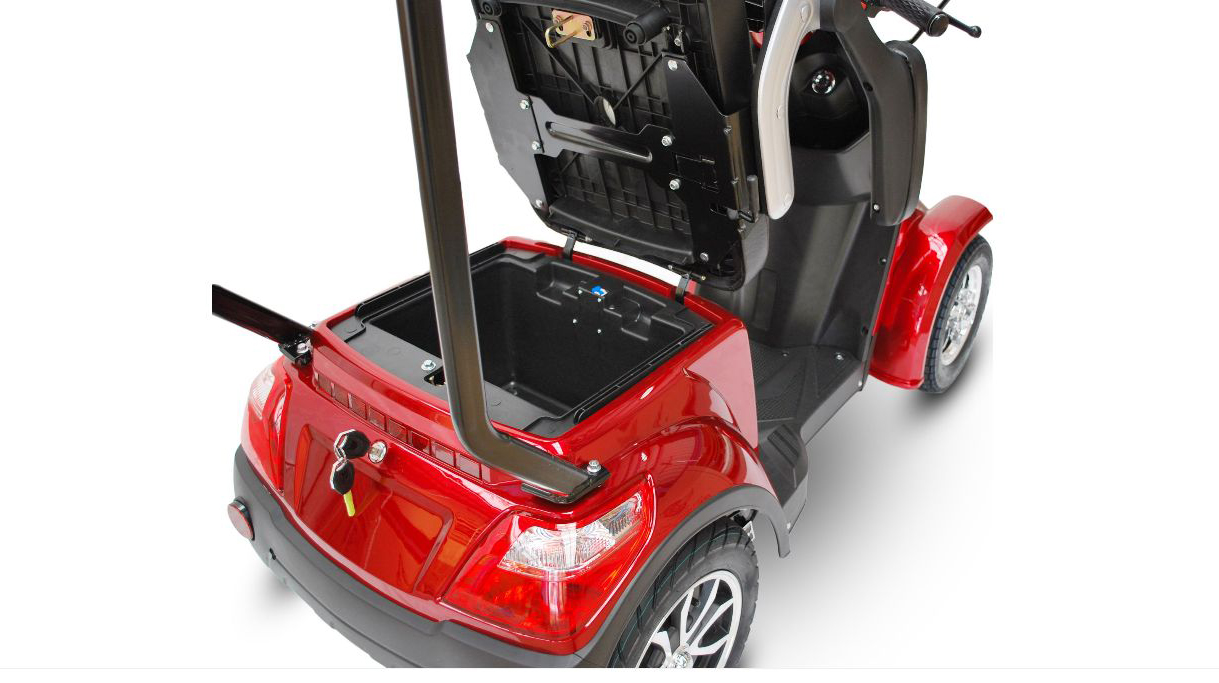 ECO ENGEL 510 Rot, 25 km/h mit Dach Seniorenmobil – Bild 4