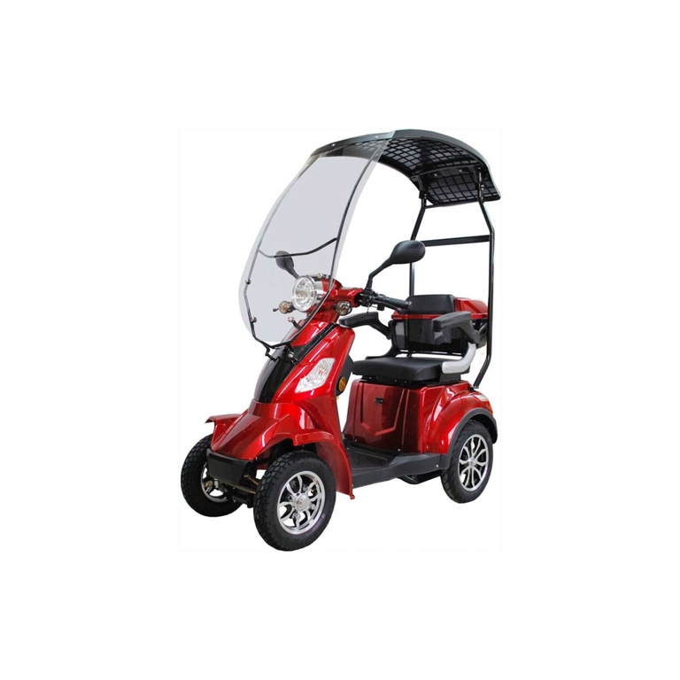 ECO ENGEL 510 Rot, 25 km/h mit Dach Seniorenmobil