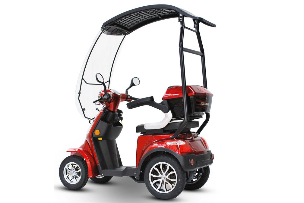 ECO ENGEL 510 Rot, 25 km/h mit Dach Seniorenmobil – Bild 7