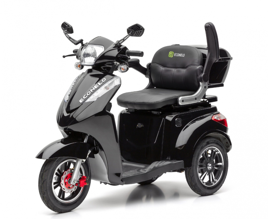 ECONELO S1000 Elektromobil , 25 km/h, 1000W, Schwarz – Bild 9
