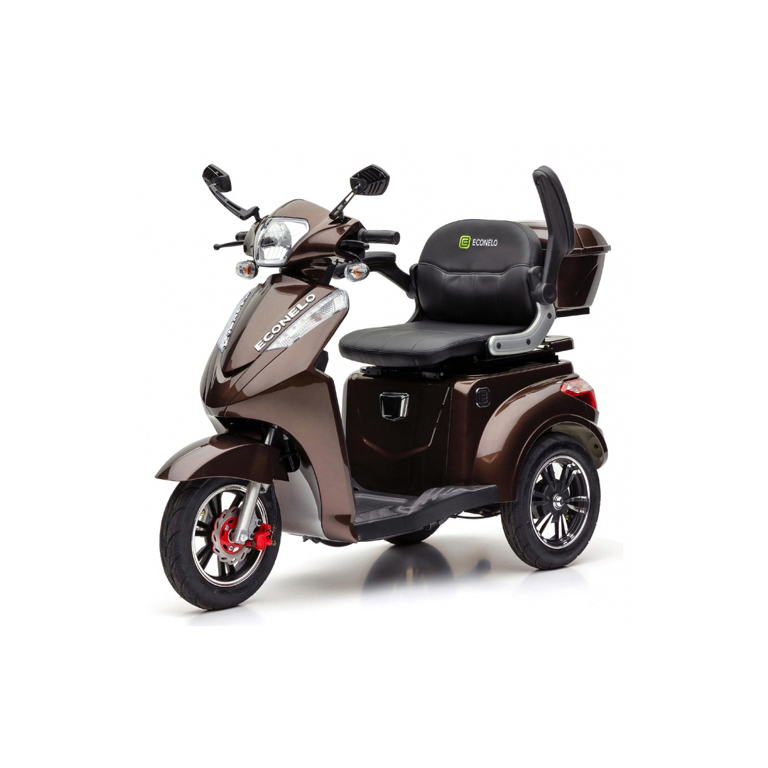 ECONELO S1000 Elektromobil , 25 km/h, 1000W, Braun