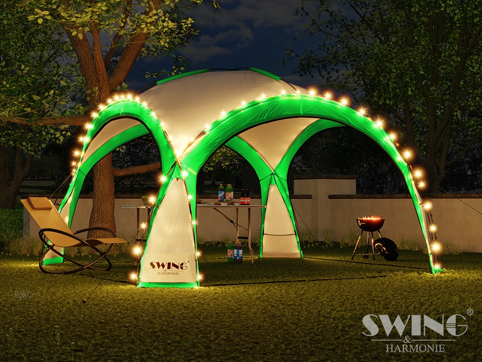 Event Pavillon XXL DomeShelter Partyzelt Faltpavillon – Bild 9