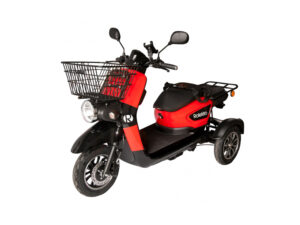 Rolektro, E-Carrier 25, Rot, ohne Koffer, Bleigel Akkus, 1000 Watt