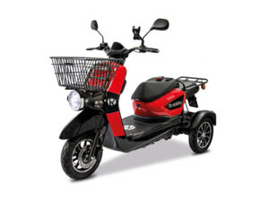 Rolektro, E-Carrier 25 V.3 Lithium, Rot, ohne Koffer, 1000 Watt