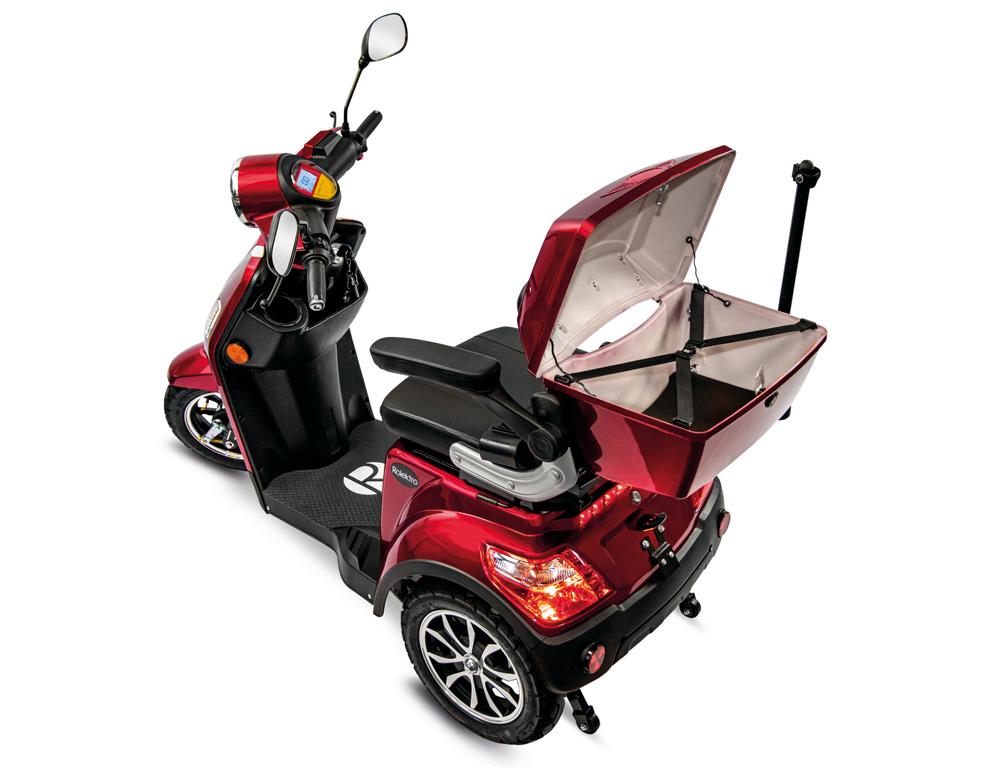 Rolektro, E-Trike 25 V.3 Lithium, Rot, 1000 Watt – Bild 7