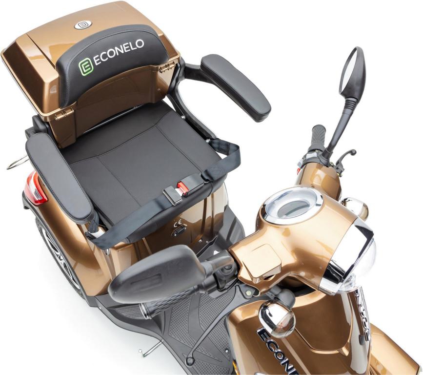 ECONELO J4000, 1000 Watt, 25 km/h Vierradroller – Bild 6