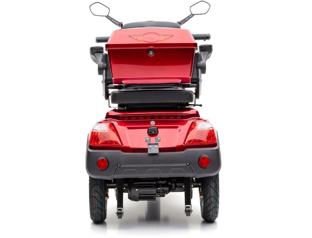 ECONELO J4000 Rot, 1000 Watt, 25 km/h Vierradroller – Bild 5