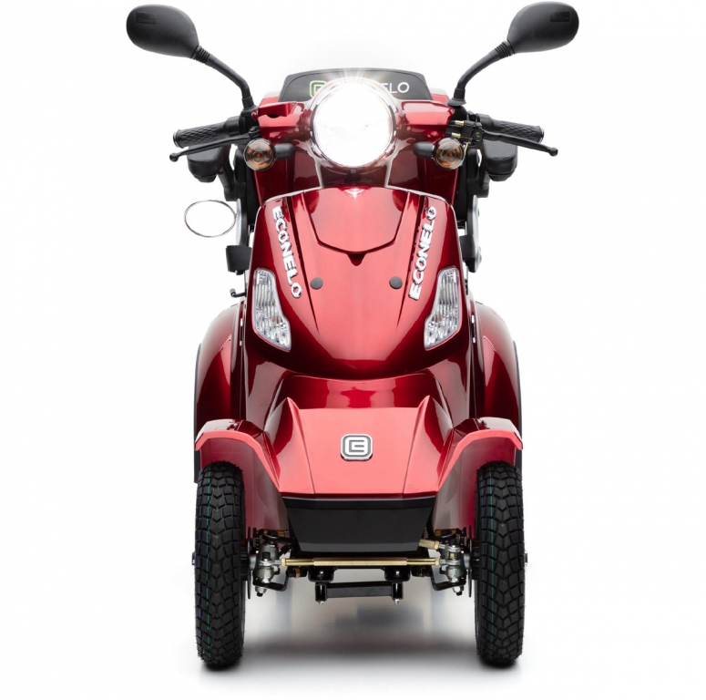 ECONELO J4000 Rot, 1000 Watt, 25 km/h Vierradroller – Bild 9