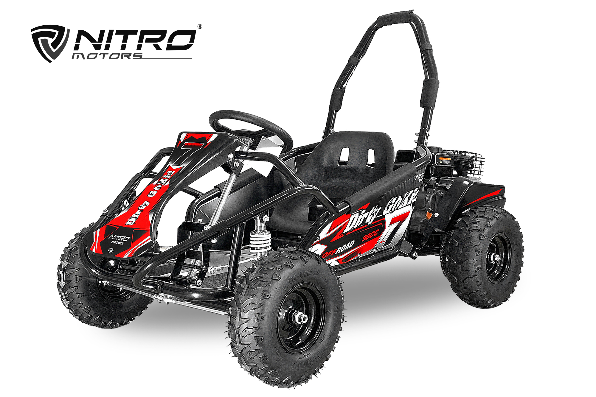 Kinderbuggy Nitro Motors GoKid Dirty 98cc Pullstart 6 Zoll Offroad – Bild 11