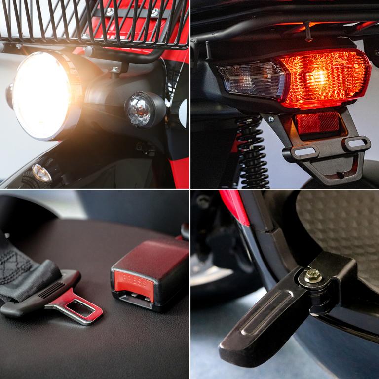 Rolektro, E-Carrier 25, Rot, mit XXL-Koffer, Bleigel Akkus, 1000 Watt – Bild 7