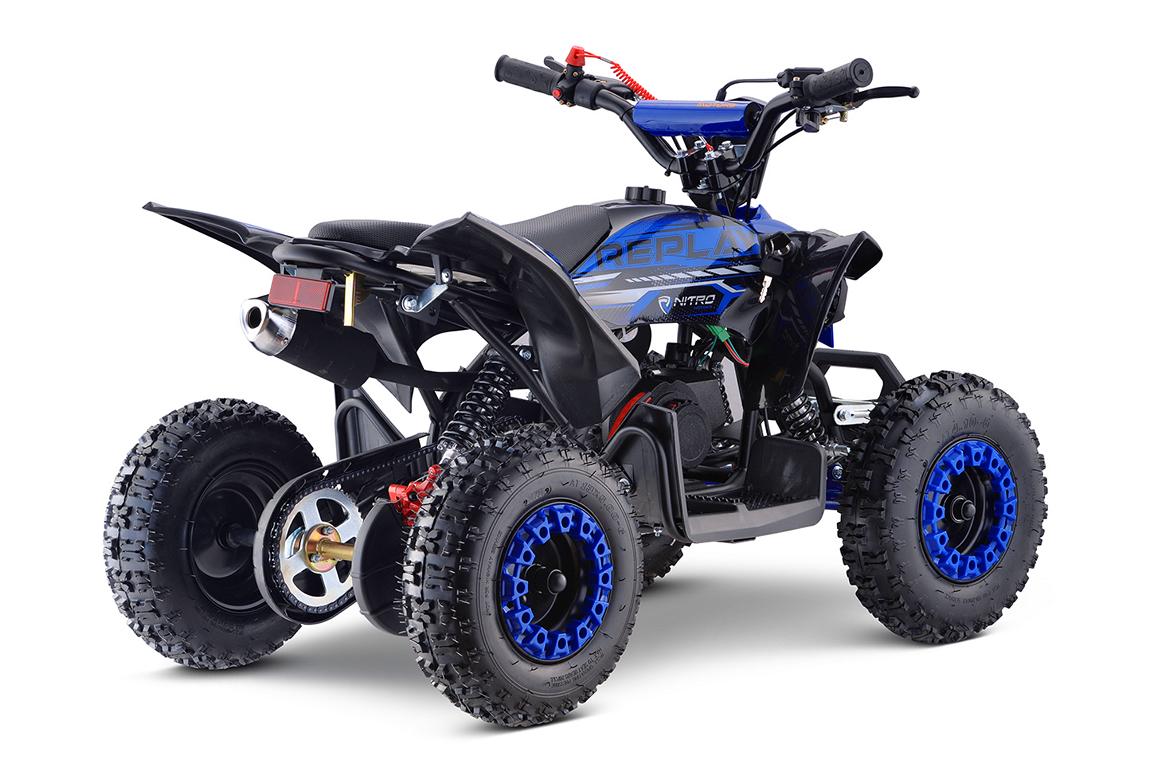 Kinderquad Nitro Motors Replay Deluxe 49cc mini Quad 6 Zoll ATV Pocketquad – Bild 3