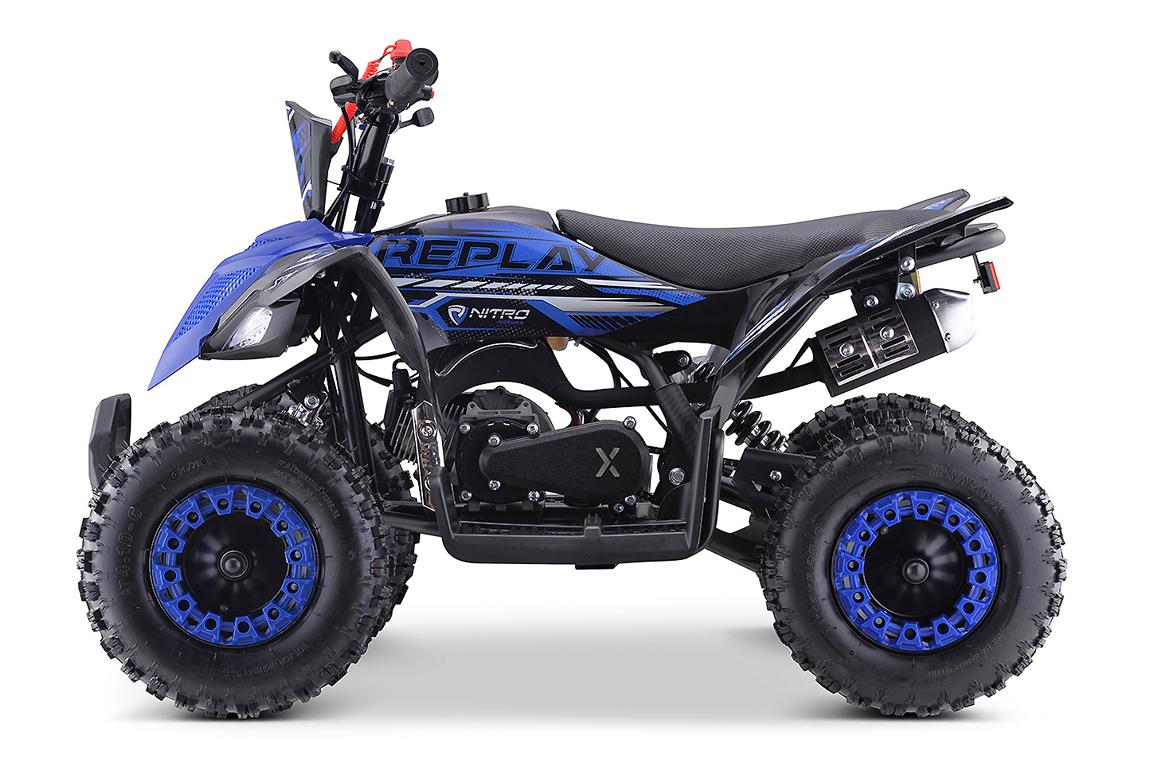 Kinderquad Nitro Motors Replay Deluxe 49cc mini Quad 6 Zoll ATV Pocketquad – Bild 4