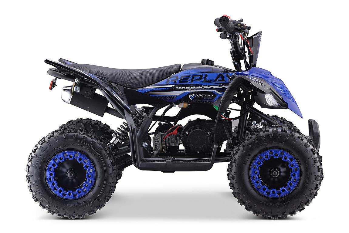 Kinderquad Nitro Motors Replay Deluxe 49cc mini Quad 6 Zoll ATV Pocketquad – Bild 5