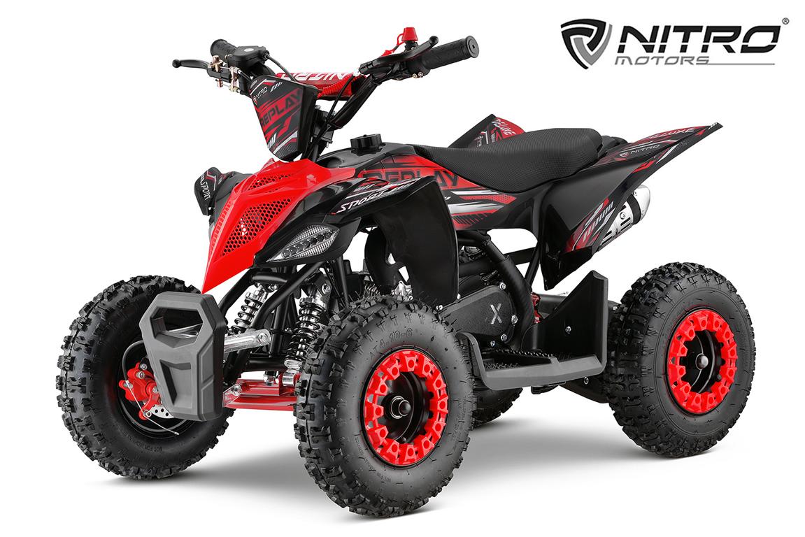 Kinderquad Nitro Motors Replay Deluxe 49cc mini Quad 6 Zoll ATV Pocketquad – Bild 6