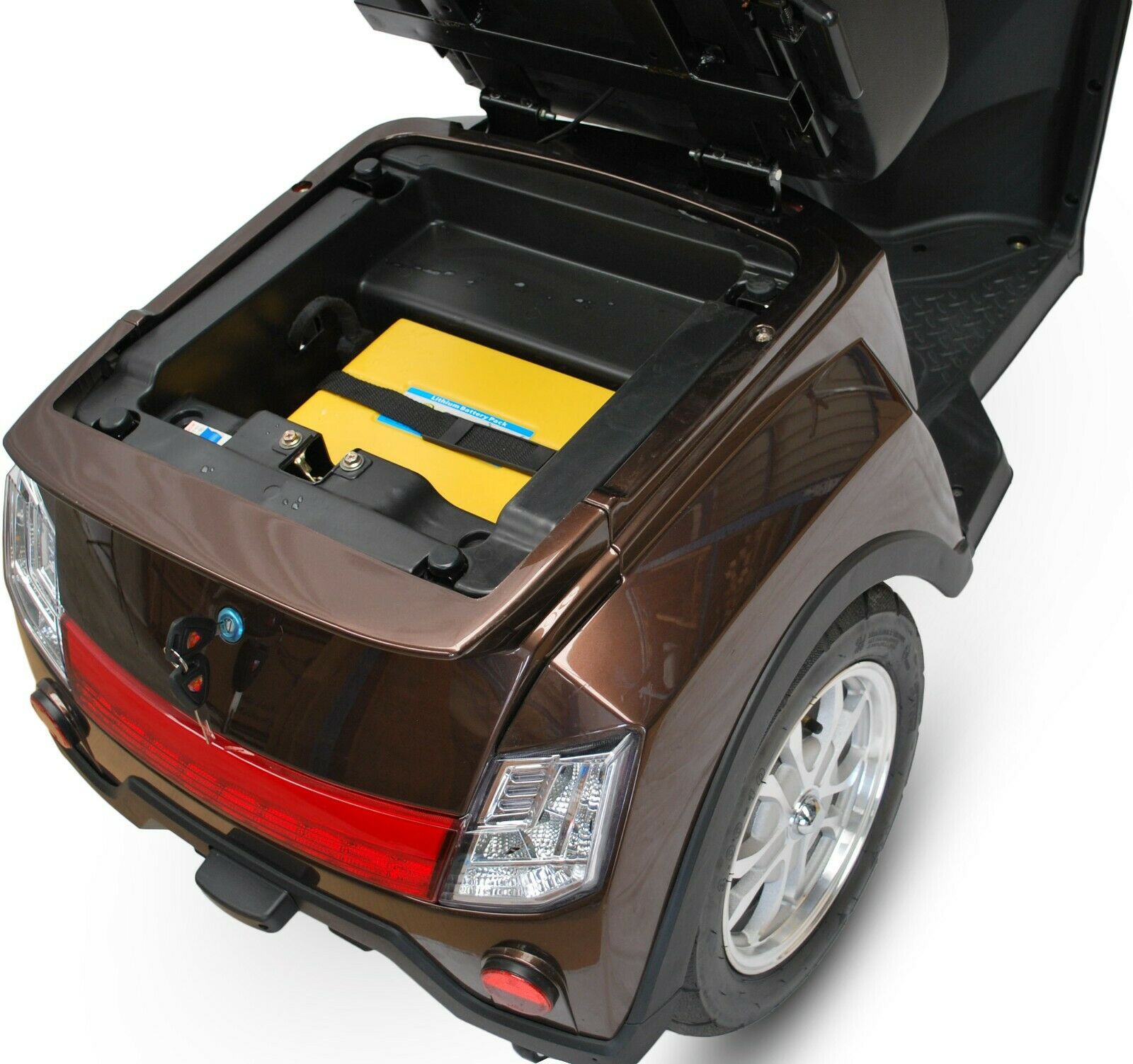 Elektromobil ECO ENGEL 504 Schoko, 25 km/h, Seniorenmobil – Bild 7