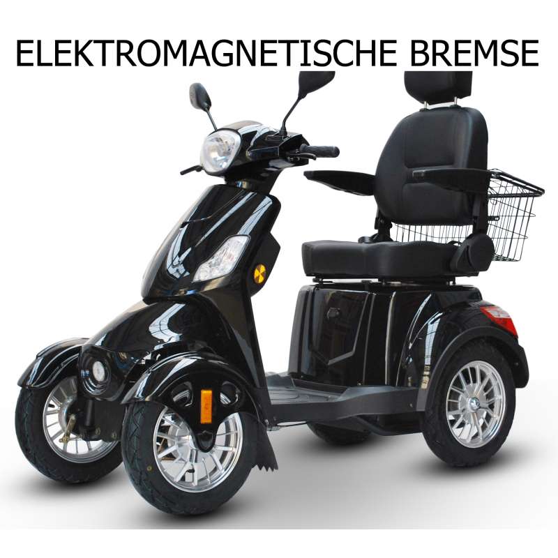 ECO ENGEL 520 schwarz, Blei-Akku, 4 Räder, 500 Watt, 25 km/h – Bild 5