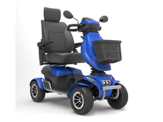 EXCEL CURACAO 15 km/h Elektromobil - Blau matt – Bild 2