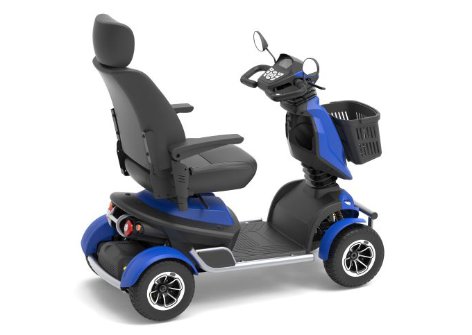 EXCEL CURACAO 15 km/h Elektromobil - Blau matt – Bild 3