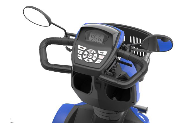 EXCEL CURACAO 15 km/h Elektromobil - Blau matt – Bild 4