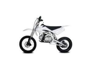 Kinder Dirtbike NITRO MOTORS 125cc midi Thunder 17/14" weiß