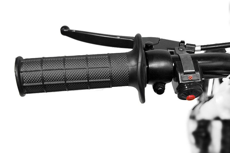 Kinder Dirtbike NITRO MOTORS 125cc midi Thunder 17/14" weiß – Bild 9