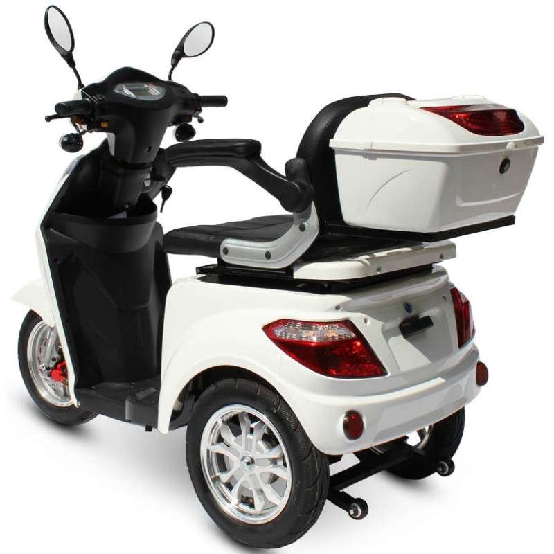 ECO ENGEL 501 Weiß mit 30 Ah Li-Io Akku, Senioren Roller, 25 km/h – Bild 2