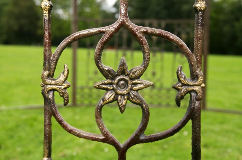 Luxus Pavillon Romantik rund 350 cm , bronze – Bild 7