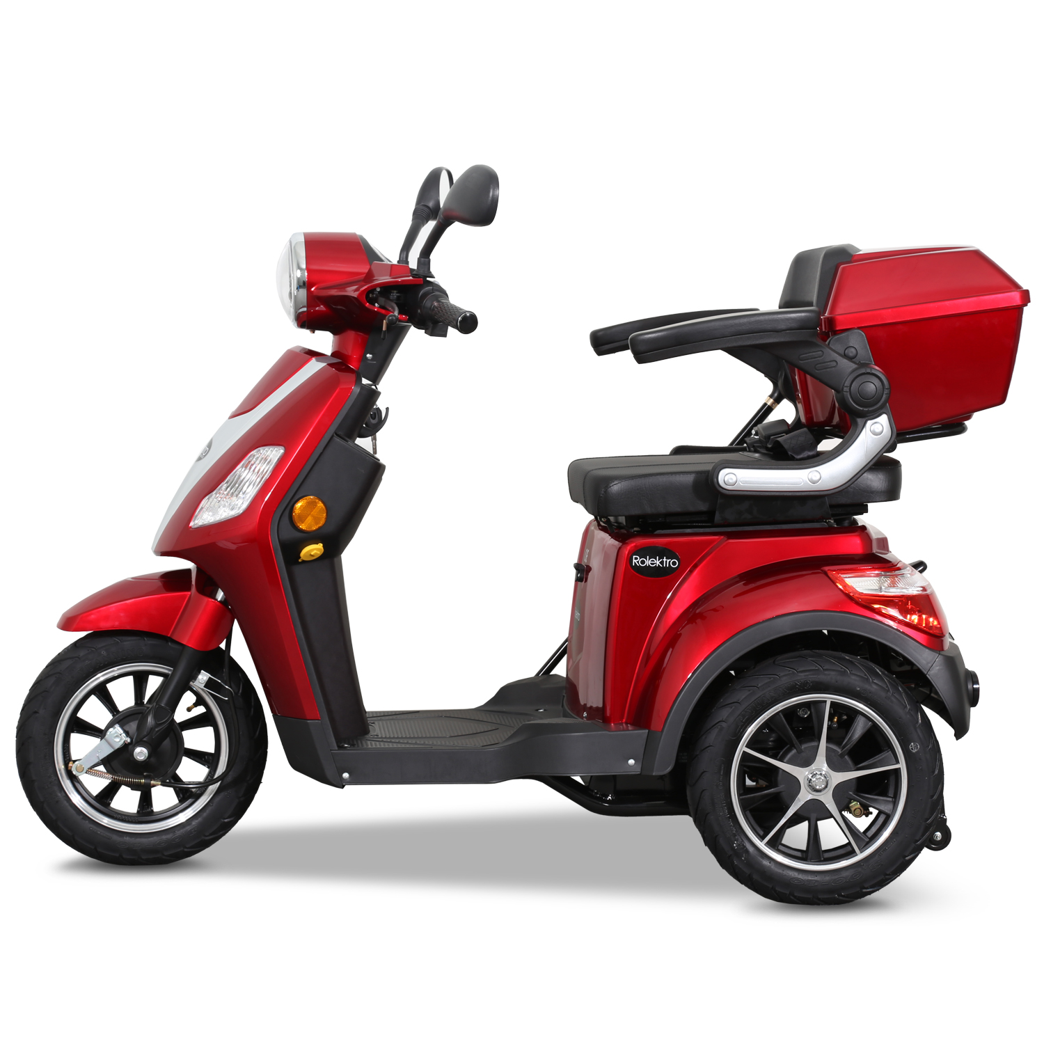 Rolektro E-Trike 15 V.2 Blei-Gel, Rot, 15 km/h – Bild 5