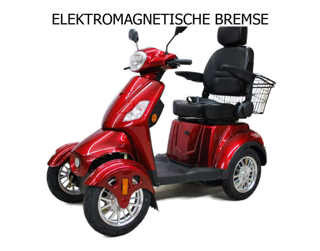 Elektromobil ECO ENGEL 525 Rot 1000 Watt Motor 25 km/h – Bild 2