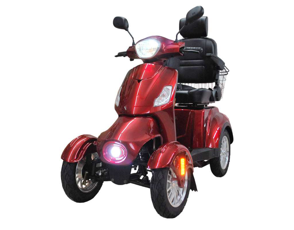 Elektromobil ECO ENGEL 525 Rot 1000 Watt Motor 25 km/h – Bild 4