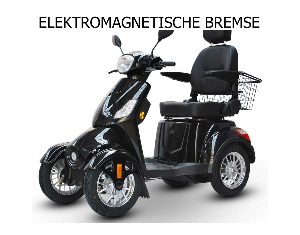 Elektromobil ECO ENGEL 525 Schwarz 1000 Watt Motor 25 km/h – Bild 2