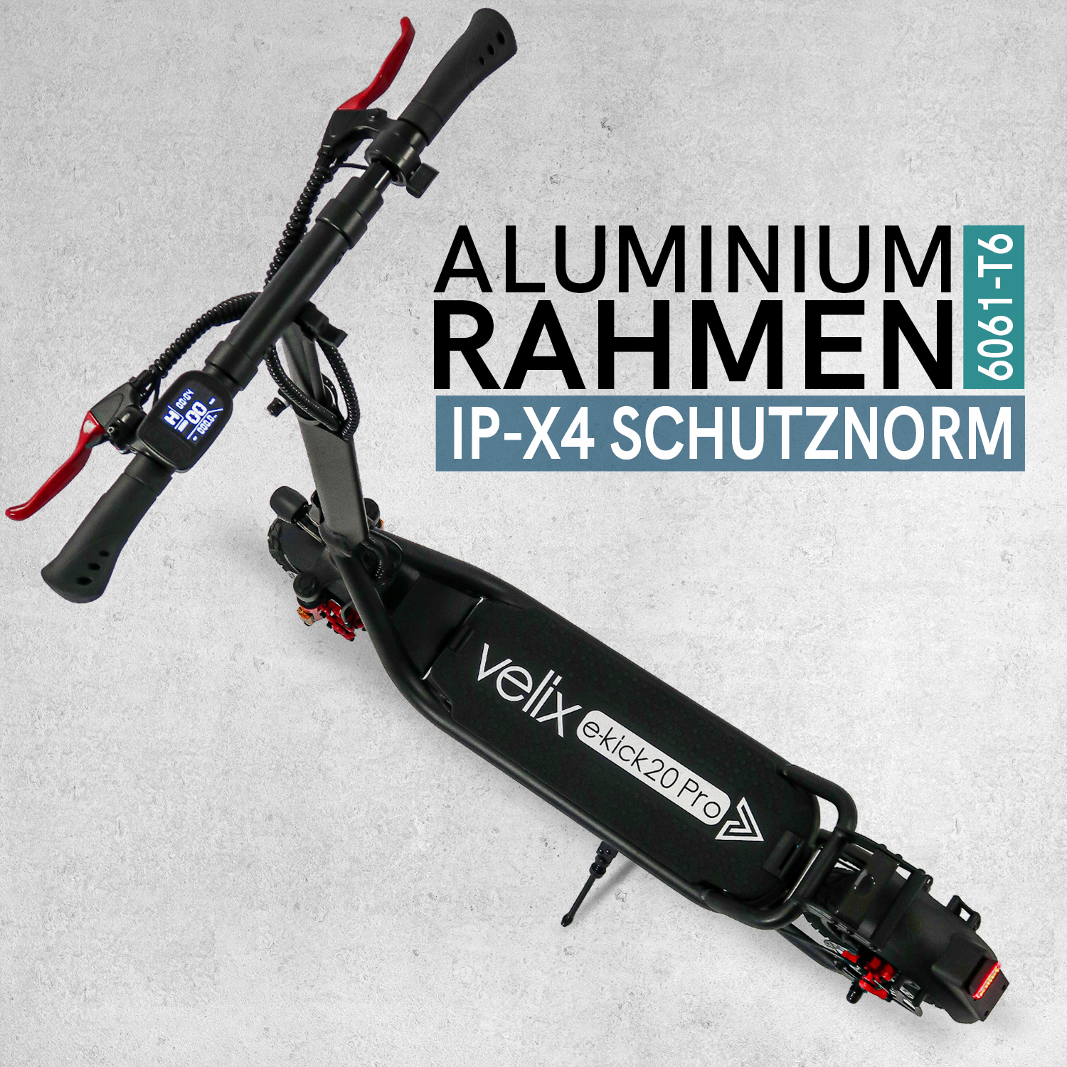 Velix E-Kick 20 Pro E-Scooter - Elektroroller 350Watt Lithium – Bild 11