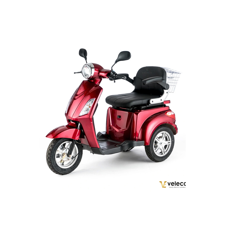 VELECO ZT15 Seniorenmobil 3-Rad 900W, 12 Km/h Rot