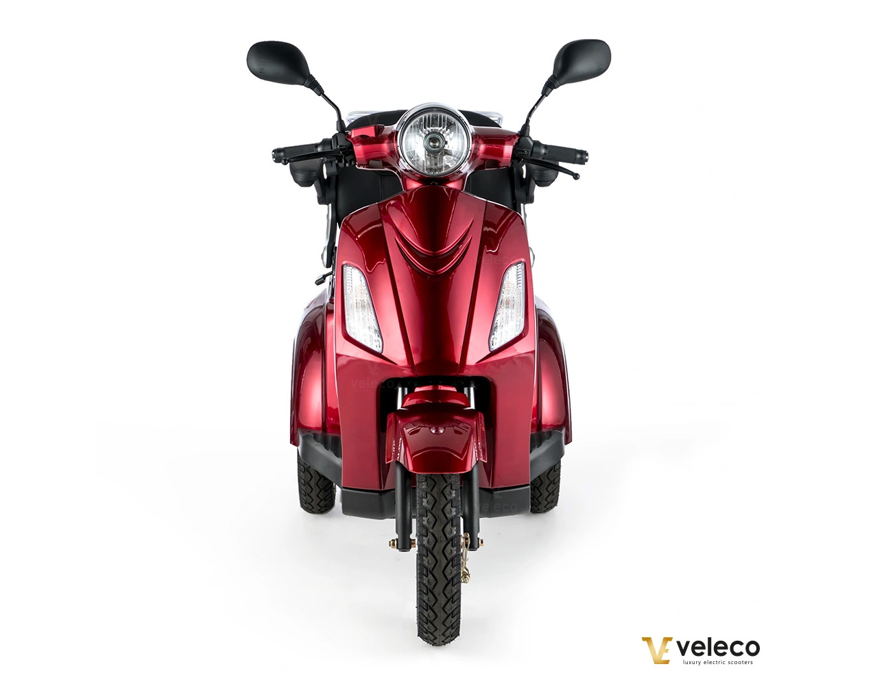 VELECO ZT15 Seniorenmobil 3-Rad 900W, 12 Km/h Rot – Bild 3