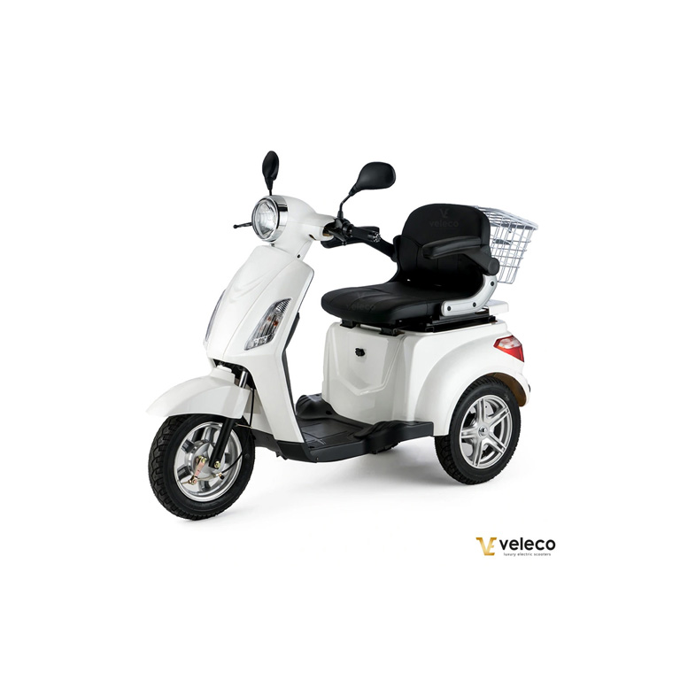 VELECO ZT15 Seniorenmobil 3-Rad 900W, 12 Km/h Weiß
