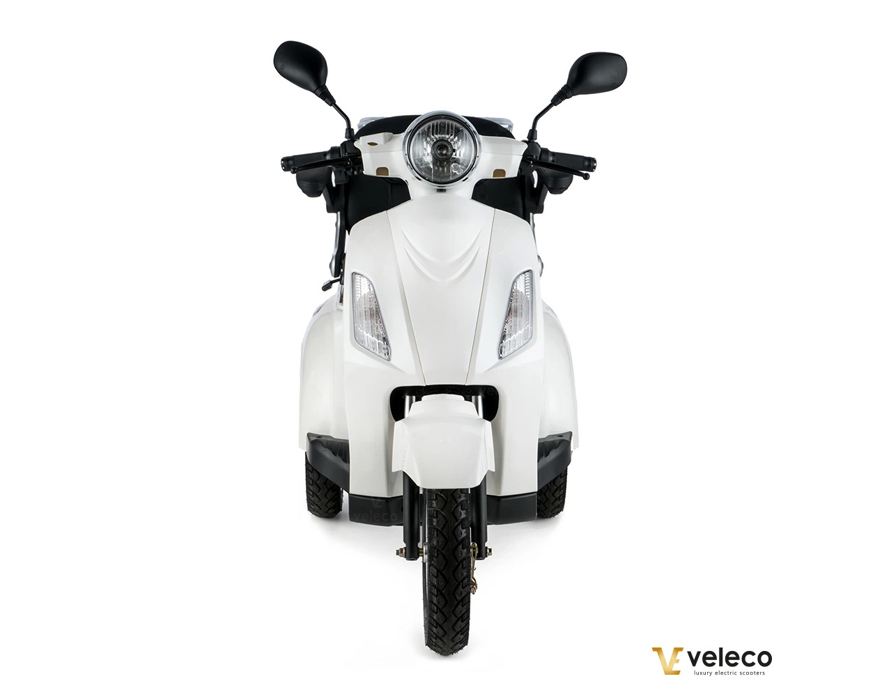 VELECO ZT15 Seniorenmobil 3-Rad 900W, 12 Km/h Weiß – Bild 2