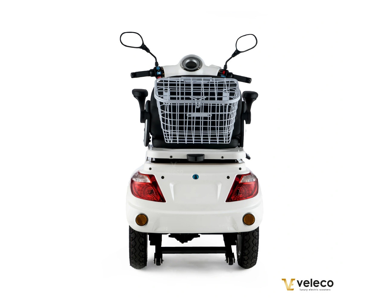 VELECO ZT15 Seniorenmobil 3-Rad 900W, 12 Km/h Weiß – Bild 5