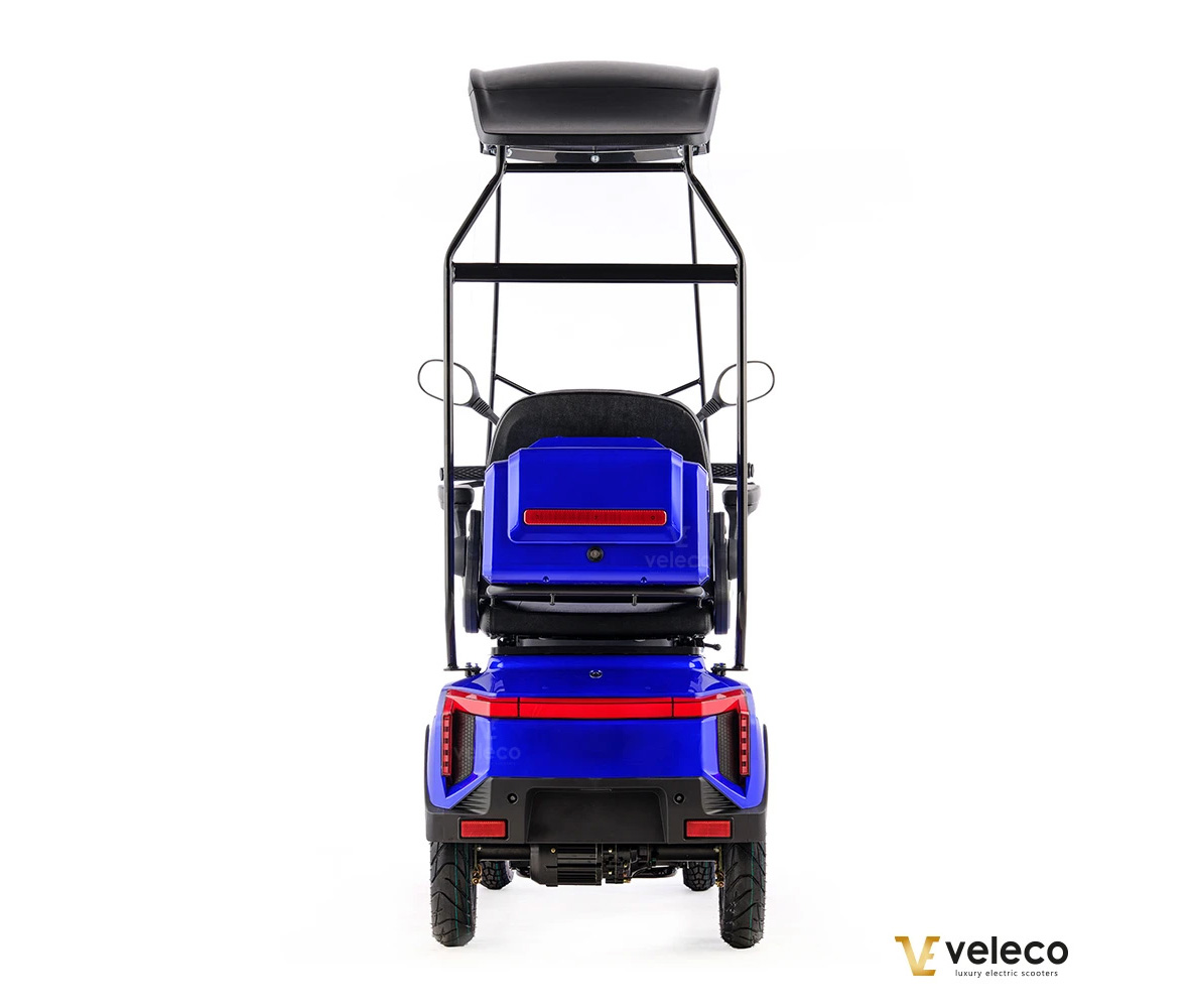 Veleco GRAVIS Seniorenmobil mit Dach, 12 km/h, 1000W Blau – Bild 4