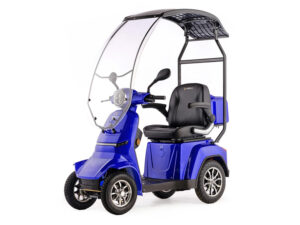 Veleco GRAVIS Seniorenmobil mit Dach, 12 km/h, 1000W Blau