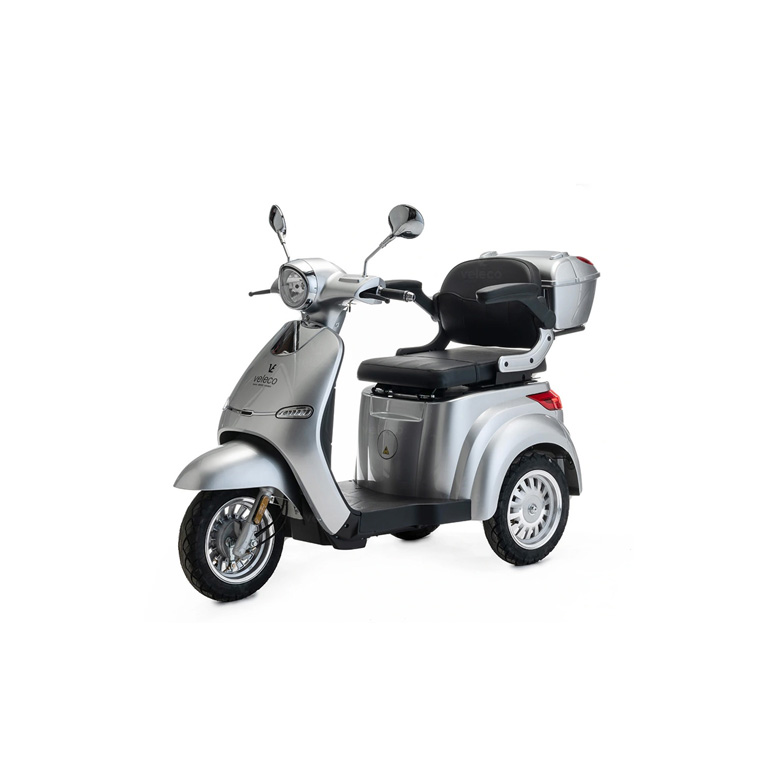 VELECO CRISTAL Elektroroller Seniorenmobil 12 km/h, Silber