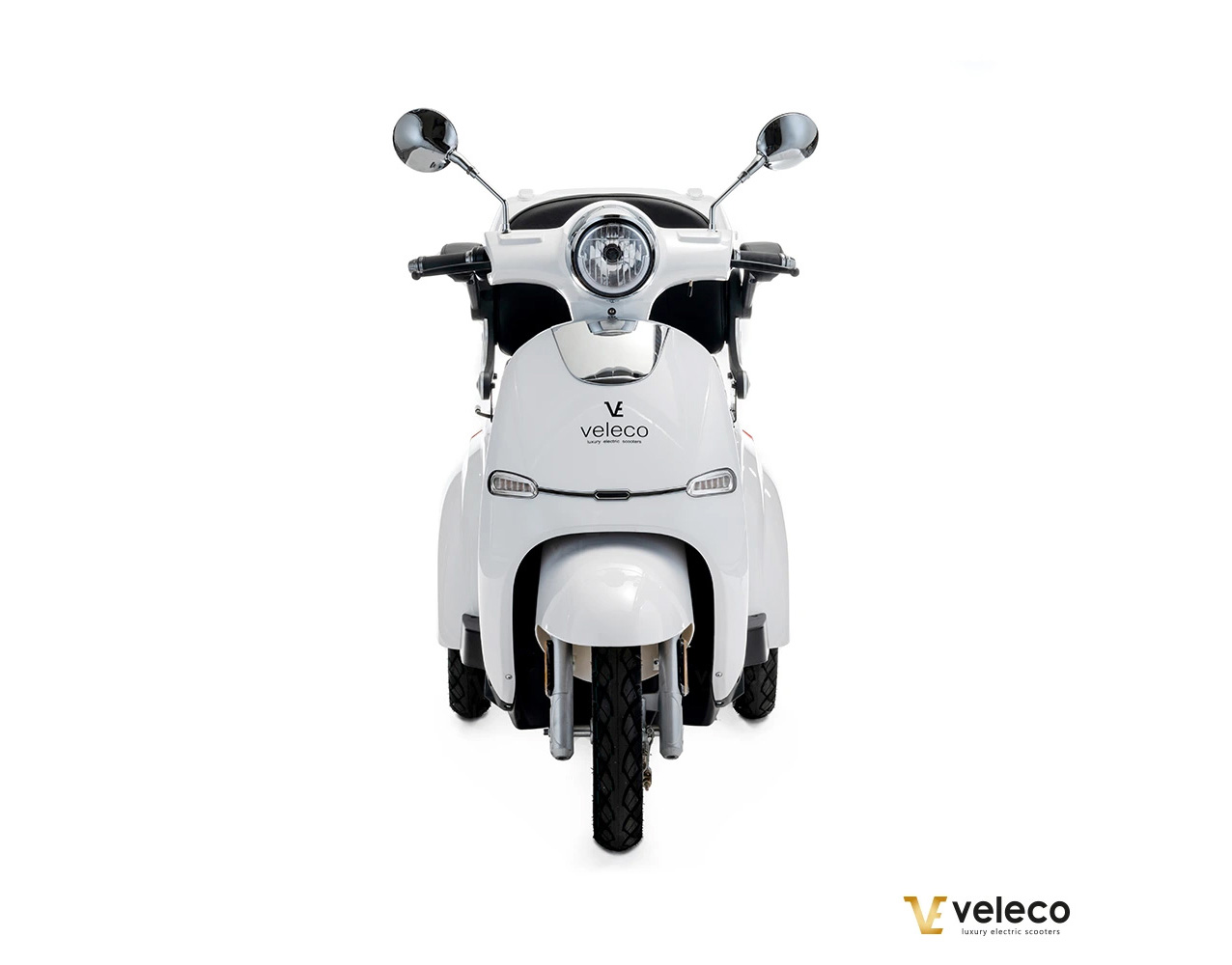 VELECO CRISTAL Elektroroller Seniorenmobil 12 km/h, Weiß – Bild 2