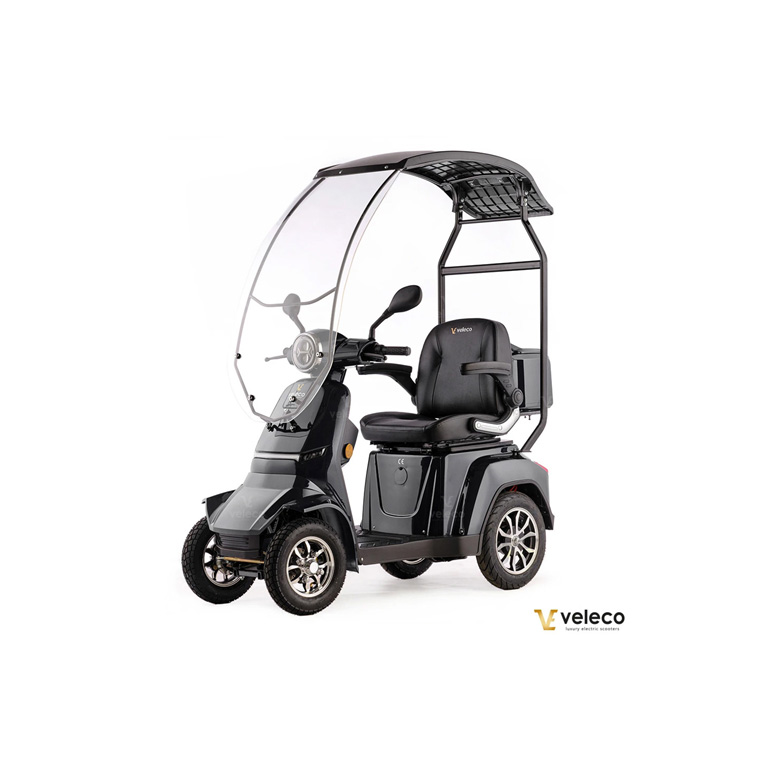 Veleco GRAVIS Seniorenmobil mit Dach, 12 km/h, 1000W Grau