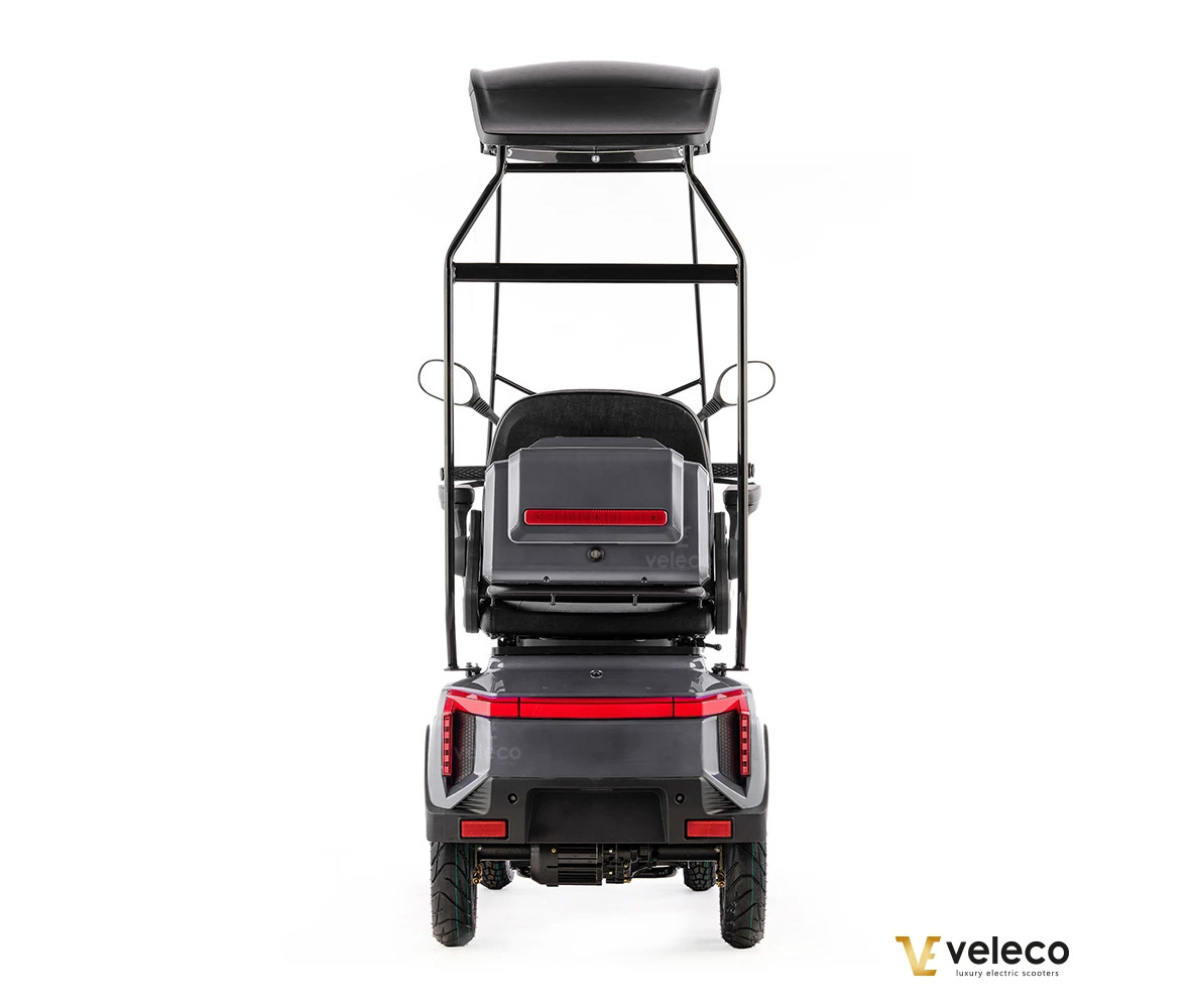 Veleco GRAVIS Seniorenmobil mit Dach, 12 km/h, 1000W Grau – Bild 5