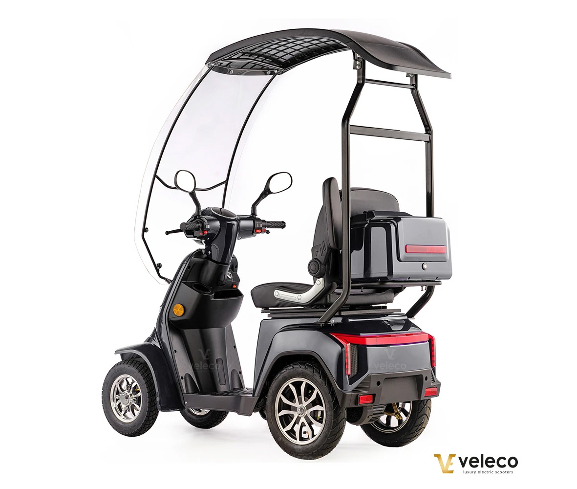 Veleco GRAVIS Seniorenmobil mit Dach, 12 km/h, 1000W Grau – Bild 6
