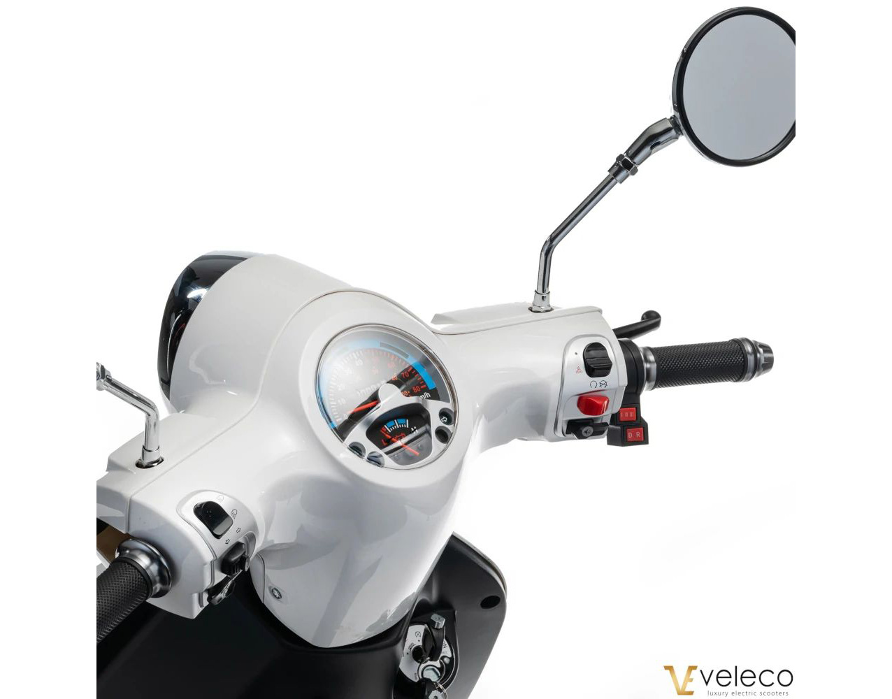 VELECO CRISTAL Elektroroller Seniorenmobil 12 km/h, Weiß – Bild 11