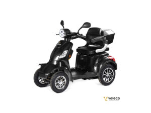 VELECO FASTER Seniorenmobil 4-Rad, 1000W, 12 km/h, Schwarz