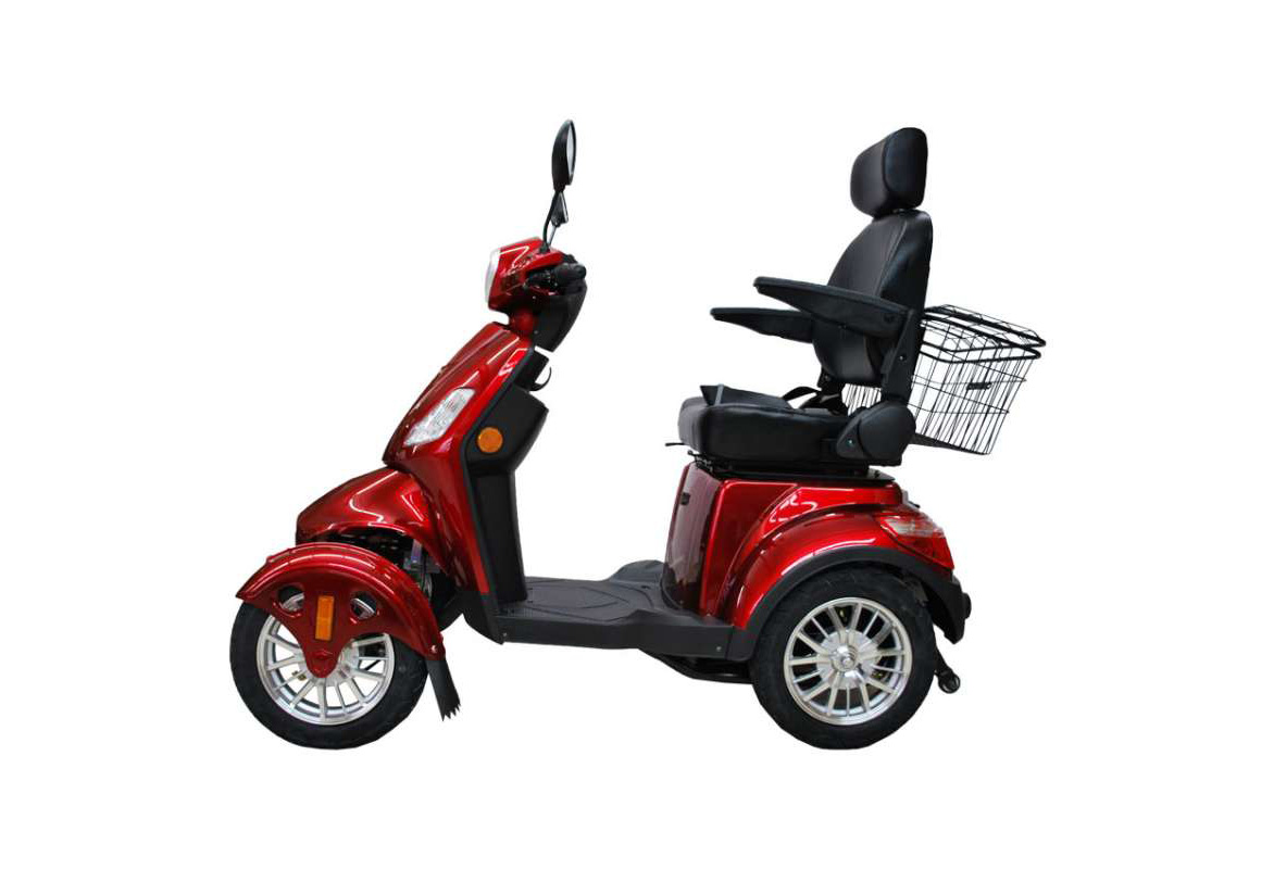 Elektromobil 4 Räder ECO ENGEL 520 rot, Blei-Akku, 500 Watt, 25 km/h – Bild 3