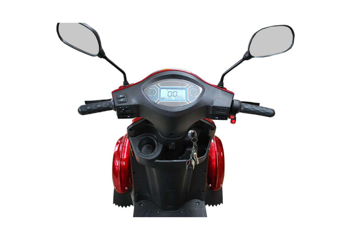 Elektromobil 4 Räder ECO ENGEL 520 rot, Blei-Akku, 500 Watt, 25 km/h – Bild 4